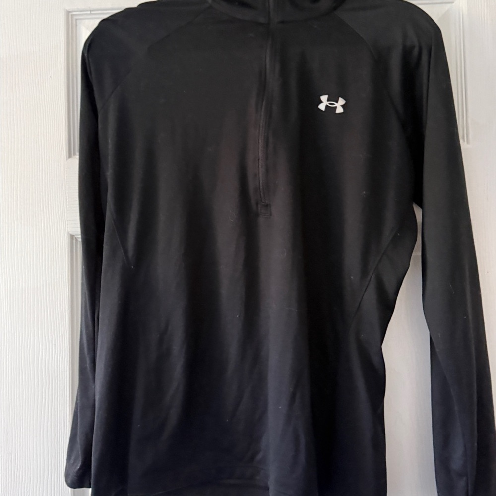 UnderArmour Black HeatGear Pullover by Under Armour